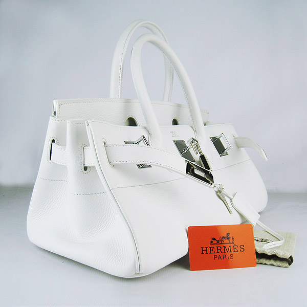 Cheap Hermes Birkin 42cm Replica Togo Leather Bag White 6109